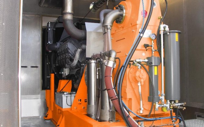 واترجت دیزلی 2000 بار فشارقوی جهت شستشو و رسوب زدایی صنعتی مدل CD-550 ساخت دن جت دانمارک