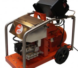 واترجت الکتریکی برقی 500 بار جهت رسوب زدایی و شستشوی صنعتی مدل CEX-20 ساخت دن جت دانمارک