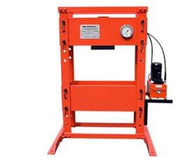 پرس هیدرولیکی کارگاهی 700 بار فشار قوی با ظرفیت 200 تن و کورس 330 میلیمتر مدل HPF-Range ساخت هایفورس انگلستان