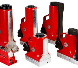 جک روغنی آلومینیومی ناخنی پمپ سرخود دارای مهره قفل ایمنی با ظرفیت 60 تن مدل JAH & JAS -Range ساخت هایفورس انگلستان