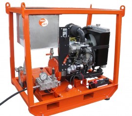 واترجت دیزلی 2000 بار فشارقوی جهت شستشو و رسوب زدایی صنعتی مدل CD-50 ساخت دن جت دانمارک