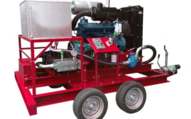 واترجت فشارقوی با فشار 3000 بار جهت رسوب زدایی و شستشوی صنعتی مبدل های حرارتی مدل IDROENERGY ساخت ایدروجت ایتالیا